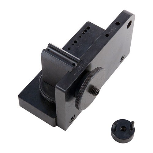 Il SERIES I STONING FIXTURE offre un'impostazione ripetibile e regolazioni precise, ideale per il lavoro su hammer e sear, compatibile con molte armi.
