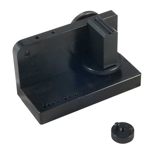 Il SERIES I Stoning Fixture offre un setup ripetibile e preciso, adattabile a molte armi, ideale per lavori su hammer e sear, completo di istruzioni dettagliate.