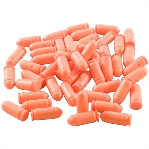 I SAF-T-TRAINERS sono munizioni finte, colorate e facili da distinguere, ideali per addestramenti in sicurezza senza confusione con munizioni vere.