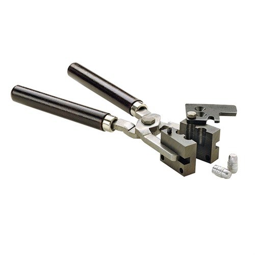 Manici per stampi di proiettili RCBS in acciaio solido con manici in legno pregiato extra-lunghi per un comfort ottimale. Compatibili con tutti gli stampi RCBS.