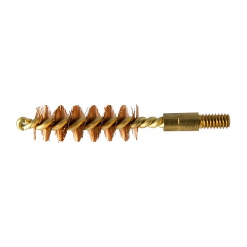La spazzola per canne in bronzo Sinclair, di calibro 357, è progettata per adattarsi perfettamente al tuo canna, garantendo una pulizia efficace e completa.