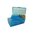 MTM Case-Gard FLIP TOP PISTOL AMMO BOX 9MM-380 ACP 50 ROUND BLUE