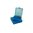 MTM Case-Gard FLIP TOP PISTOL AMMO BOX 41 LC-45 LONG COLT 100 ROUND BLUE