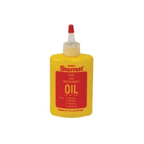 L'olio STARRETT per strumenti e attrezzature offre una lubrificazione profonda, ideale per parti di macchine, attrezzature sportive e meccanismi di scatto.