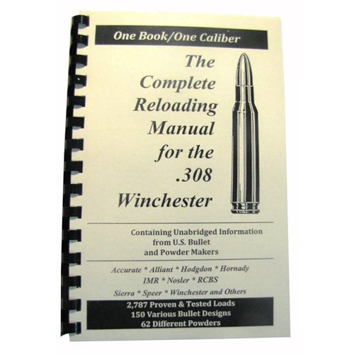 Il LOADBOOK-308 WINCHESTER è un manuale completo per ricaricatori esperti e principianti, con informazioni aggiornate su calibro, proiettili e polveri.