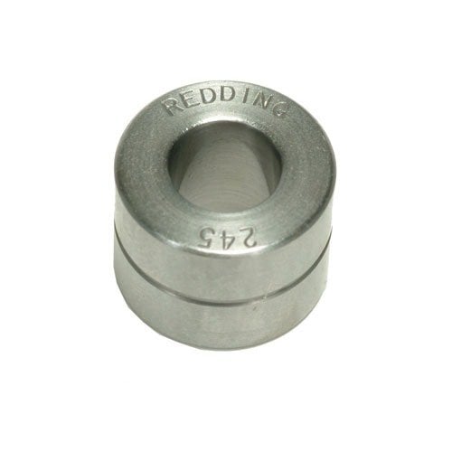 I bushings in acciaio Redding 73, trattati termicamente e con durezza Rc 60-62, riducono lo sforzo di dimensionamento e sono disponibili in diverse misure da .185