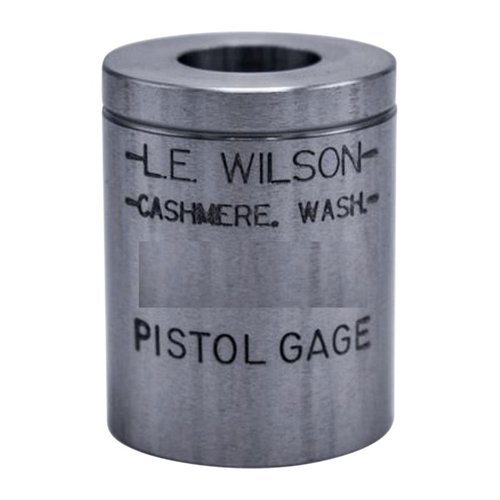 Il WILSON PISTOL MAX GAGE 38 SPECIAL misura con precisione le dimensioni critiche delle cartucce, evitando errori di oversizing e ottimizzando il ricaricamento.