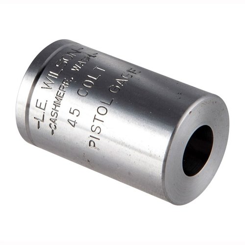 I gage WILSON Pistol Max sono essenziali per misurare con precisione le dimensioni critiche delle cartucce, garantendo ricariche perfette e senza errori.