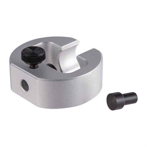 Questo strumento per compressione dell'eiettore Remington consente di rimuovere e sostituire la molla in modo controllato, con attacchi rapidi per diversi calibri.