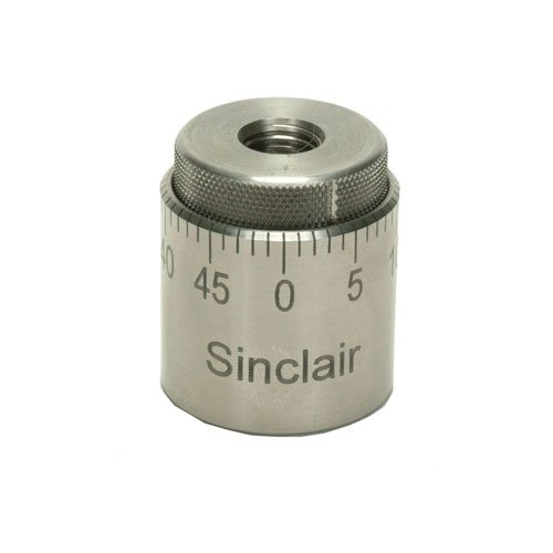 Il Sinclair Micrometer Top consente di trasformare i seater L.E. Wilson in micrometri, offrendo regolazioni precise in acciaio inox per la lunghezza della cartuccia.