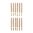 Confezione da 12 spazzole in bronzo per fucile da SINCLAIR INTERNATIONAL. Ideale per calibri 270-284. Perfette per una pulizia accurata! 🛠️ Scopri di più!