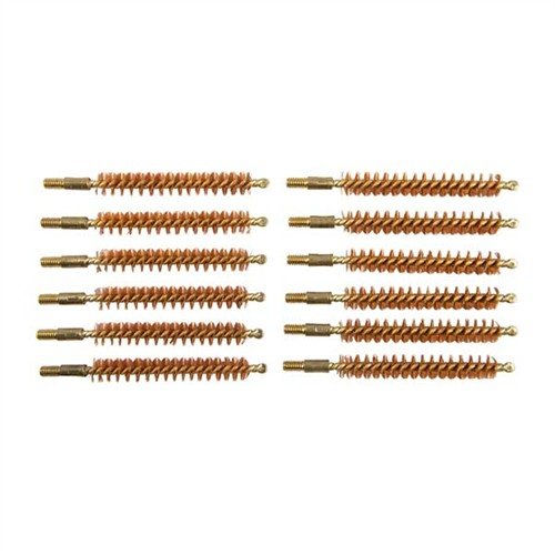 Scopri il pacco da 12 spazzole per fucile in bronzo di Sinclair International, ideali per una pulizia efficace del tuo fucile, compatibili con 8MM e filettatura 8-32M.