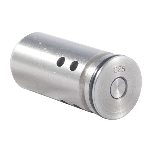 I dies di dimensionamento LYMAN .225 Dia offrono un allineamento perfetto e una lubrificazione facile grazie alla loro bocca conica e alla superficie interna indurita.