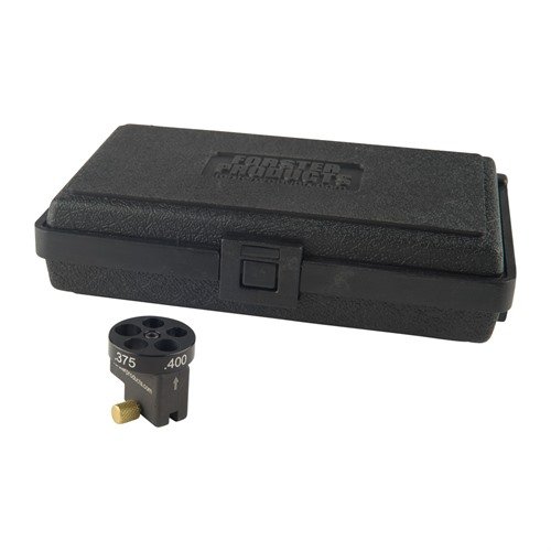 Sistema di misurazione ammo facile da usare, include Datum Dial, dials intercambiabili per più calibri, e scatola di stoccaggio resistente per la massima praticità.