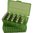 MTM Case-Gard FLIP TOP PISTOL AMMO BOX 9MM-380 ACP 50 ROUND TRNSLSNT GREEN