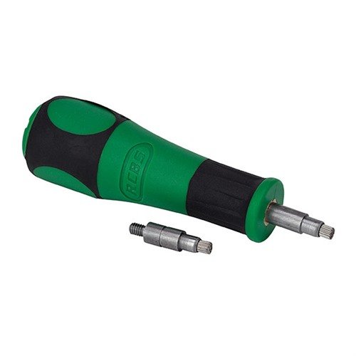 /PRIMER POCKET BRUSH COMBO di RCBS è ideale per pulire i residui nei primer pockets, prevenendo malfunzionamenti; include setole in acciaio inossidabile e manico antiscivolo.