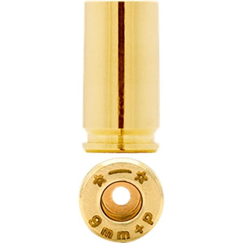 La cartuccia 9MM LUGER +P di STARLINE offre una qualità superiore e resistenza a pressioni +P, ideale per la separazione dei carichi. Non raccomandata per S&W Shield.