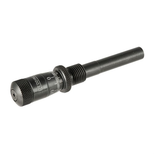 Il Redding Standard Bullet Seating Micrometer è compatibile con la maggior parte dei Redding Seating Dies e sostituisce direttamente il plug di seduta originale.