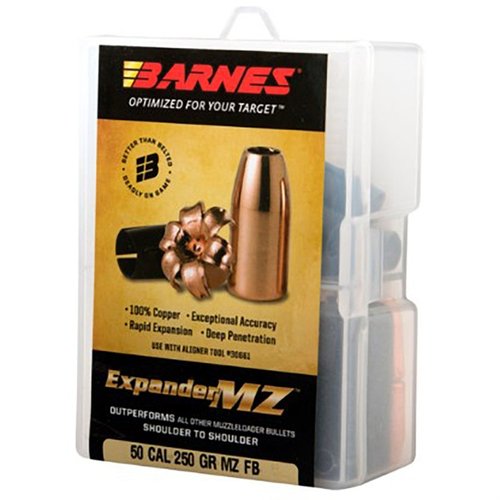 Le palle BARNES EXPANDER MZ in rame puro offrono precisione eccezionale, espansione a doppio diametro e ritenzione del peso, garantendo uccisioni sicure e efficaci.