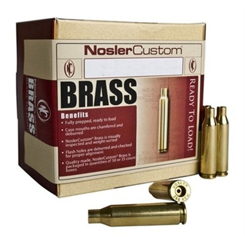 La confezione da 25 bossoli 300 Remington Short Action Ultra Magnum di NOSLER offre una precisione eccezionale e una qualità superiore per i tuoi progetti di ricarica.