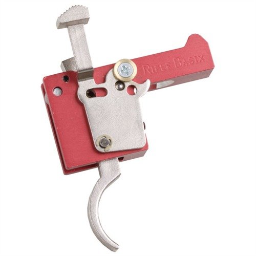 Il grilletto WTHBY-V di RIFLE BASIX è facile da installare, offre un'ottima precisione con un peso di sgancio regolabile da 12 oz a 1½ lb per prestazioni superiori.