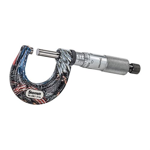 I micrometri Starrett American Pride offrono misurazioni ad alta precisione, costruzione durevole e operazione fluida, ideali per assemblaggio e personalizzazione di armi.