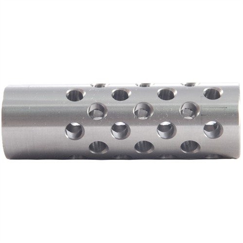 Il #3 MUZZLE BRAKE 22 CALIBER riduce il rinculo e l'innalzamento della volata grazie a 42 porte angolate, garantendo un controllo massimo del rinculo.