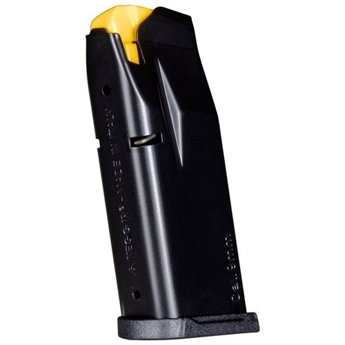 Le riviste GX4 9MM Luger di TAURUS offrono una finitura nera elegante e capacità di 10, 11 e 13 colpi, perfette come ricambio per il tuo GX4.