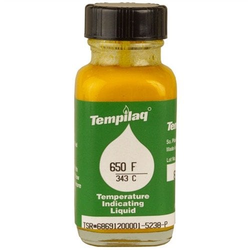 TEMPILAQ® è un indicatore di calore positivo per il trattamento termico, facile da usare e conveniente. Indica quando raggiungere la temperatura desiderata per l'indurimento.