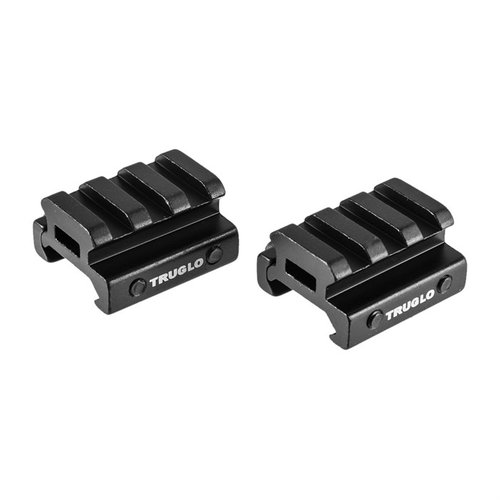 Il montaggio rialzato Picatinny TruGlo da ½” è facile da installare, realizzato in alluminio CNC e ideale per ottiche e red dot su AR-15.