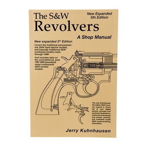 Manuale completo per revolver S&W, con istruzioni dettagliate su disassemblaggio, riparazioni comuni e lavori personalizzati per modelli J, K, L e N.