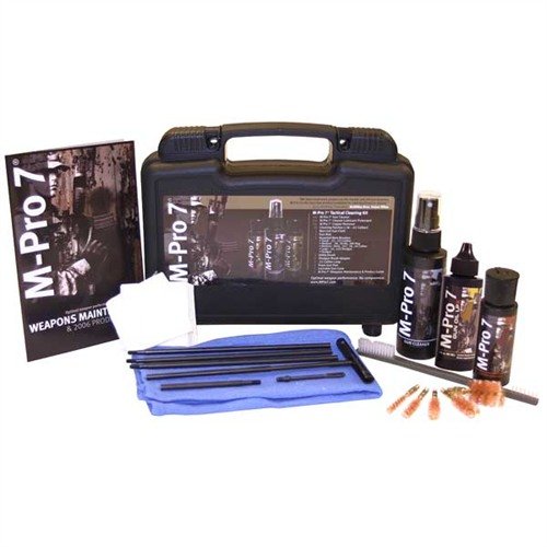Il TACTICAL GUN CLEANING KIT M-PRO 7 offre tutto il necessario per la pulizia delle armi in un kit compatto, incluso Gun Cleaner, Gun Oil LPX e accessori di alta qualità.