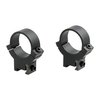 Anelli di montaggio in acciaio per ottiche, compatibili con dovetail 3/8" e 11mm, con design robusto e sicuro per prestazioni ottimali.