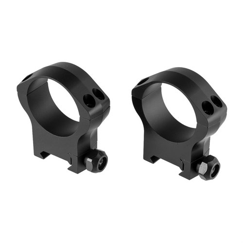Le anelli Warne 35mm Mountain Tech sono realizzati in alluminio 7075-T6, leggeri e resistenti, con finitura anodizzata nera e hardware in acciaio inox.