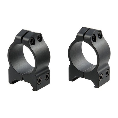 Le Maxima Fixed Rings offrono un sistema di montaggio robusto con 4 viti T-15, chiave di controllo rinculo e finitura resistente, perfette per ottiche sicure.