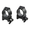 Gli anelli Maxima Quick Detach sono robusti, in acciaio, con leve regolabili e garantiscono un montaggio preciso senza perdita di zero su basi Weaver.