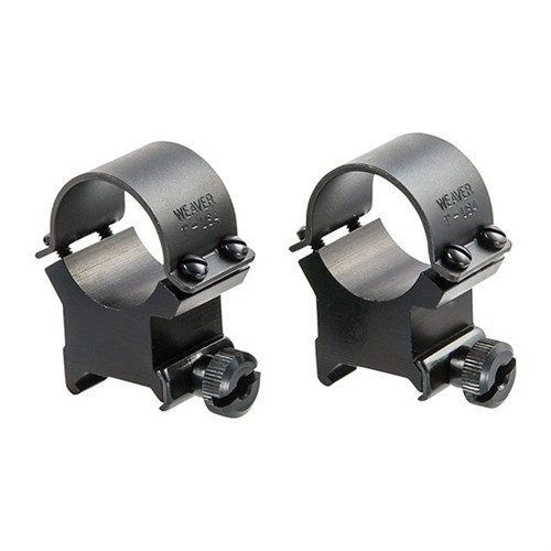 Le SURE-GRIP RINGS WEAVER offrono una potenza di serraggio uniforme e resistente, garantendo un'installazione facile e un ritorno preciso allo zero.