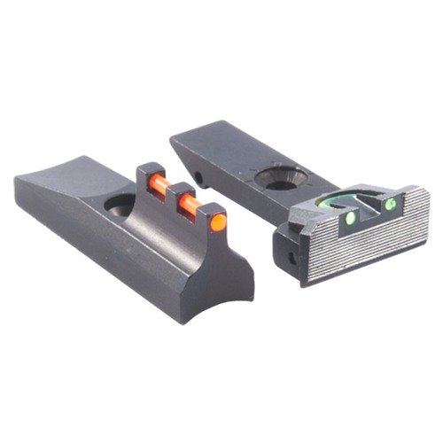 I Fire Sights RUGER® offrono una visibilità eccezionale grazie alla raccolta di luce ambientale, con un design a 3 punti e inserti colorati per una mira ottimale.