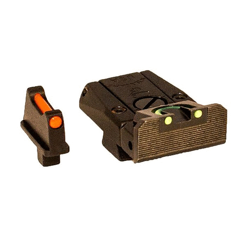 I 1911 FIRE SIGHT FIBER OPTIC SIGHT SETS offrono una visibilità eccezionale grazie alla raccolta di luce ambientale, con un design a 3 punti e inserti colorati.
