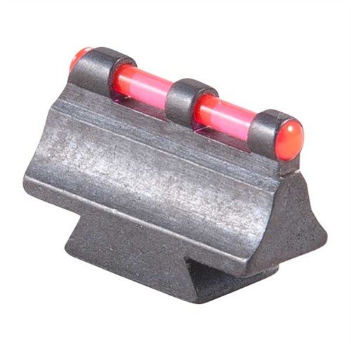 Facile da installare, il mirino anteriore RIFLE FIBER OPTIC 406N raccoglie luce ambientale per una visibilità eccezionale, con perline rosse brillanti che non si lavano.