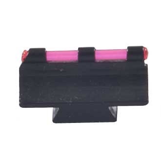 Mirino anteriore RIFLE FIBER OPTIC 406M in acciaio bluato, facile da installare, raccoglie luce ambientale per una visibilità eccezionale anche in pieno sole.