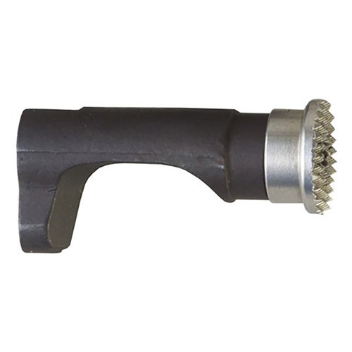 Il pulsante di rilascio esteso 1911 WILSON COMBAT offre cambi rapidi del caricatore con una presa sicura, removibile per il trasporto e reinstallabile per la competizione.