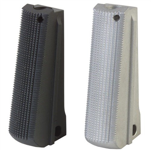 L'1911 V-GRIP MAINSPRING HOUSING di WILSON COMBAT offre un grip elevato e sicuro, forzando la mano in posizione ideale per una presa ottimale e un controllo superiore.