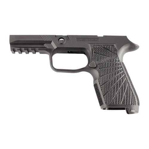 Rivoluziona la tua esperienza di tiro con il grip modulare WCP320 di Wilson Combat per SIG P320: ergonomia migliorata, controllo del rinculo e design accattivante.
