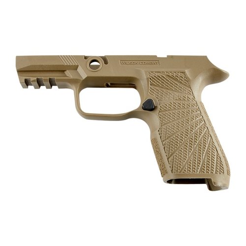 Migliora la tua esperienza di tiro con il grip modulare WCP320 per SIG P320 X-Compact, progettato per comfort, controllo del rinculo e personalizzazione.