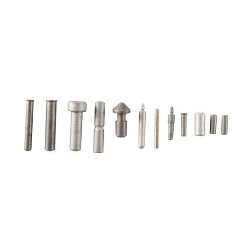 Set di 11 pin di alta qualità in acciaio trattato termicamente, perfetti per riparare e ricostruire il tuo 1911 Auto, disponibili in blued o stainless.