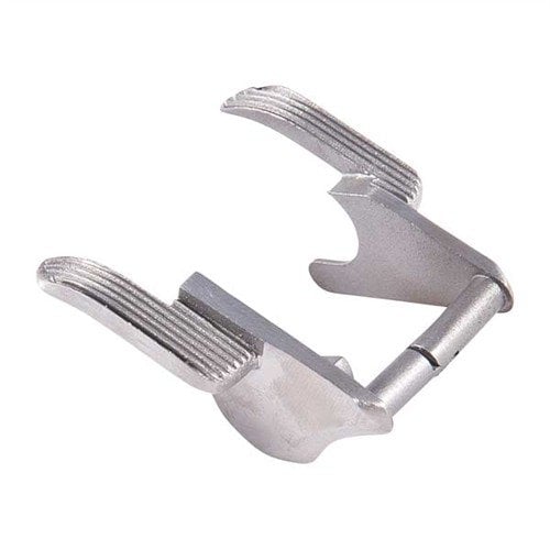 La sicura ambidestra estesa per 1911 offre un design elegante e curvo, facilitando l'uso per destri e mancini, ideale per tiratori professionisti.