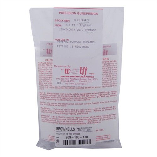 Kit di 100 molle a spirale WOLFF, 10 design, O.D. da .090