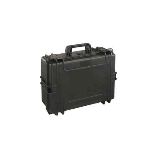 La VALIGIA SERIE TS 500X350X194 NERO di MEGALINE offre un design robusto e spazioso, ideale per trasportare in sicurezza armi e accessori.