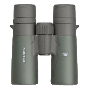 Il VORTEX Razor HD 10x42 offre immagini cristalline con ottiche di alta qualità, resistenza all'acqua e alla nebbia, ideale per cacciatori e appassionati di outdoor.